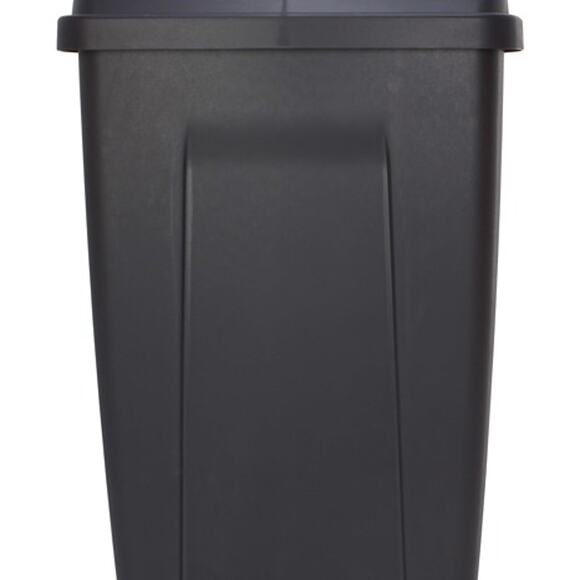 Mainstays 13 Gallon Trash Can, Plastic Swing Top Kitchen Garbage Trash Can Black - Picture 5 of 5